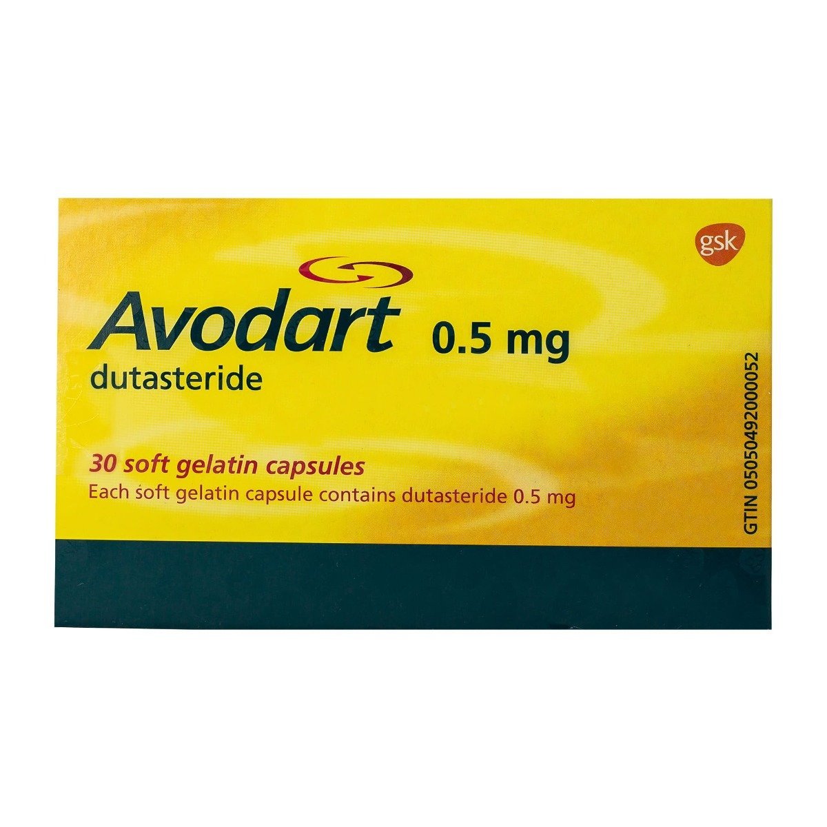 Avodart 0.5 mg - 30 Capsules