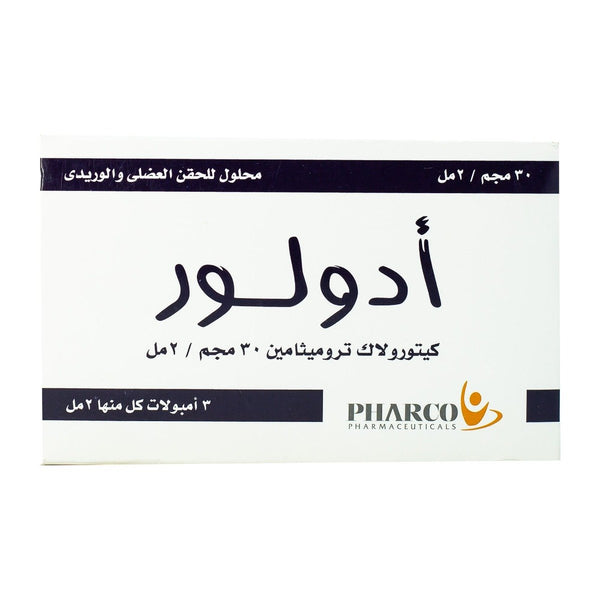 Adolor 30 mg-2 ml - 3 Ampoules