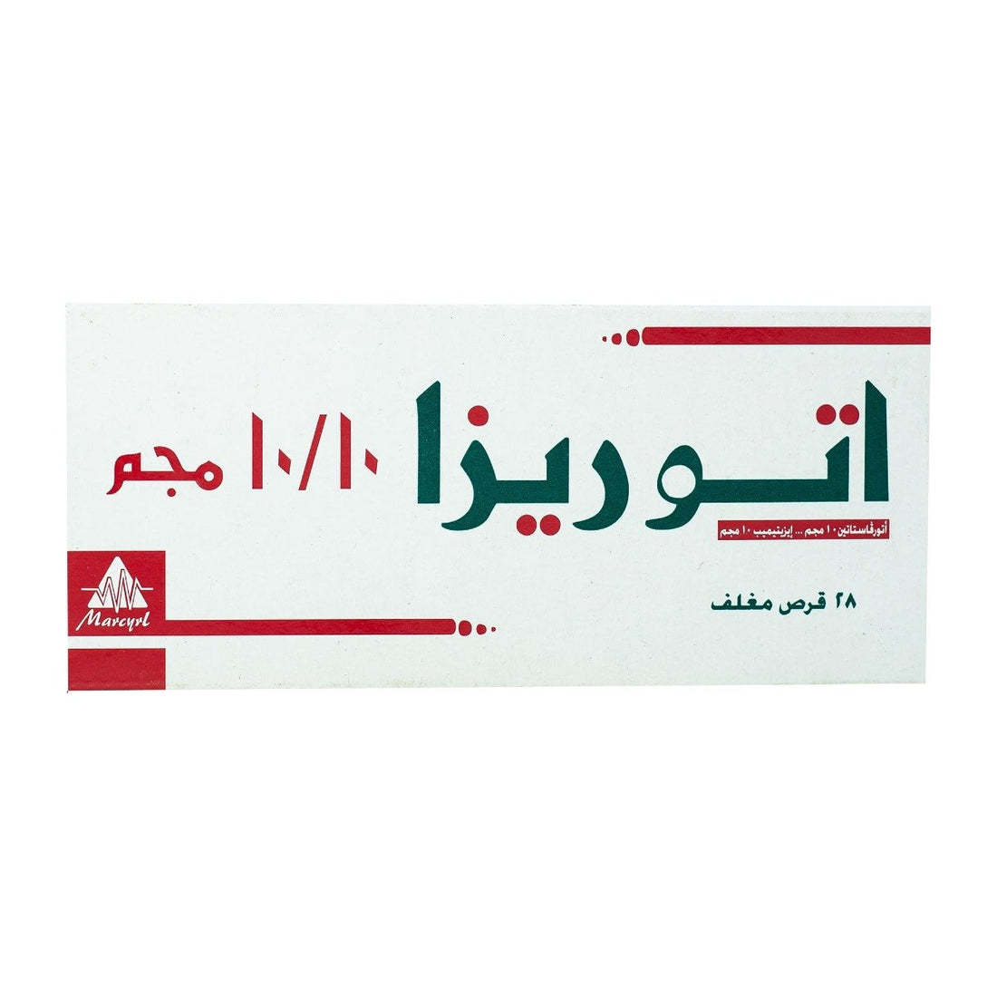 Atoreza 10 mg-10 mg - 28 Tablets – RiIZQ Pharmacy