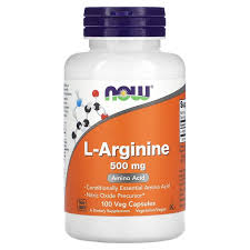 NOW Foods L-Arginine 500 mg – 100 Capsules