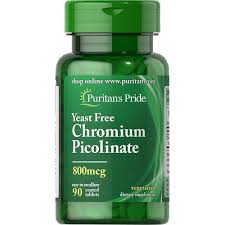 Puritan’s Pride Chromium Picolinate 800 mcg – 90 Tablets