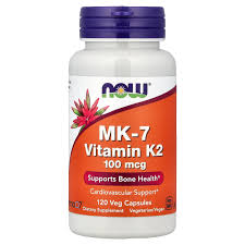 NOW Foods Vitamin K-2 (MK-7) 100 mcg – 100 Veg Capsules
