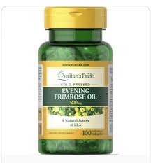Puritan’s Pride Evening Primrose Oil 500 mg – 100 Softgels
