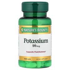 Potassium 99 mg – 100 Tablets