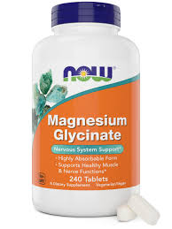 Magnesium Glycinate – 240 Capsules