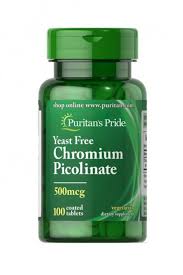 Chromium Picolinate 500 mcg – 100 Tablets