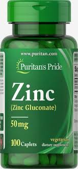 Zinc 50 mg – 100 Tablets