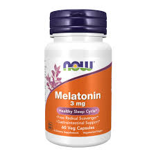 NOW Foods Melatonin 3 mg – 120 Veg Capsules