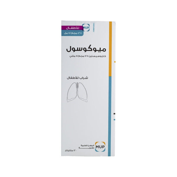 Mucosol 125 mg-5 ml Pediatric Syrup -...